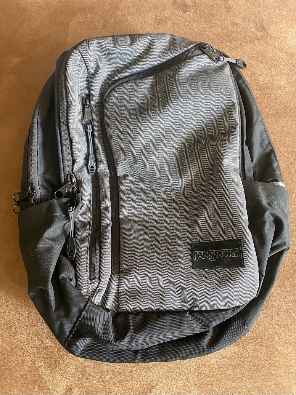 Jansport Gray and Black Everyday Backpack